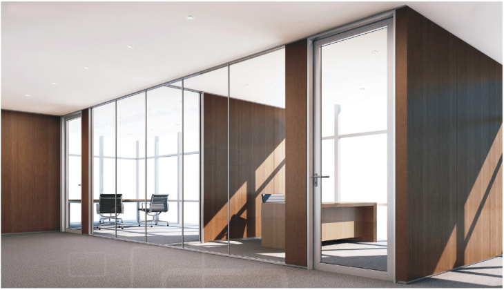 时下热门的办公室玻璃隔断款式是哪些