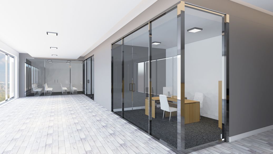 安装办公室玻璃隔断滑轮和边框怎么选